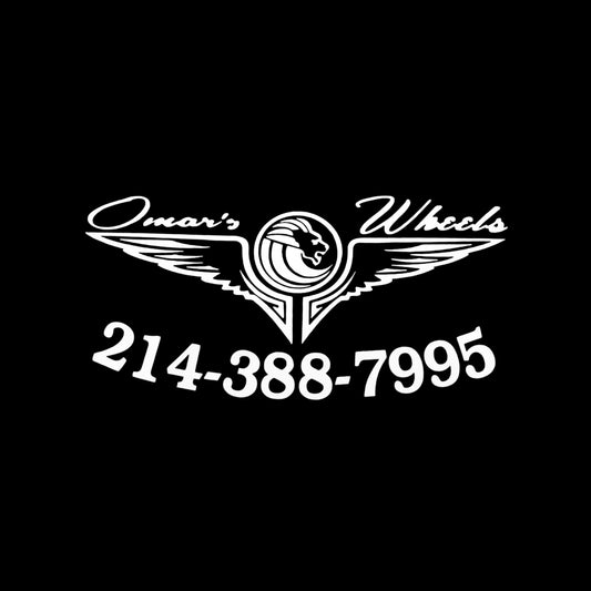OMAR'S WHEELS DECAL